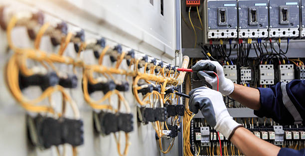 Professional Electrician technician working in Westport, NC